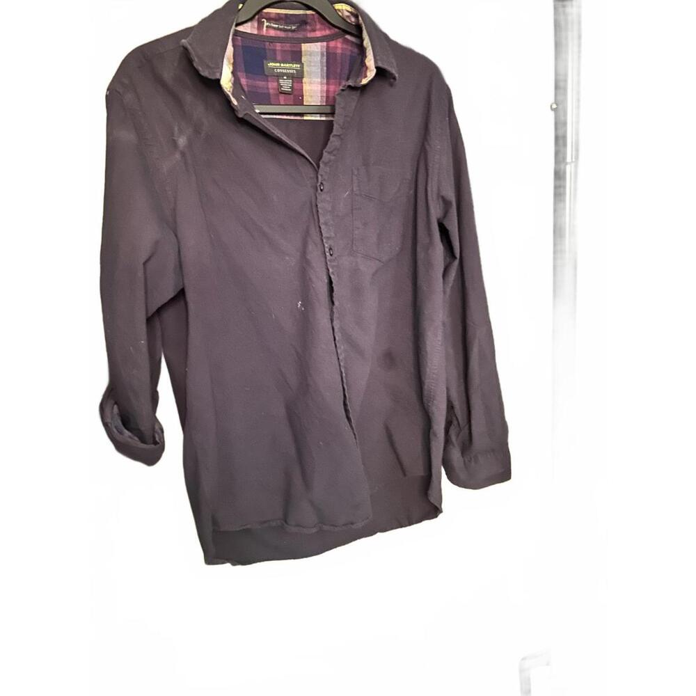 John Bartlett Consensus Men's Casual Shirt - Purple Plaid Lc
